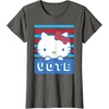 image:imageHello Kitty Vote Stripes TShirtAsphalt Grey