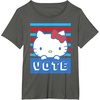 image:imageHello Kitty Vote Stripes TShirtAsphalt Grey