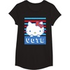image:imageHello Kitty Vote Stripes TShirtBlack