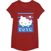 image:imageHello Kitty Vote Stripes TShirtCranberry Red