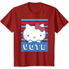 image:imageHello Kitty Vote Stripes TShirtCranberry Red