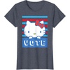 image:imageHello Kitty Vote Stripes TShirtHeather Blue