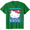image:imageHello Kitty Vote Stripes TShirtKelly Green