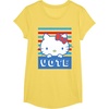 image:imageHello Kitty Vote Stripes TShirtLemon Yellow