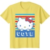 image:imageHello Kitty Vote Stripes TShirtLemon Yellow