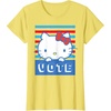 image:imageHello Kitty Vote Stripes TShirtLemon Yellow
