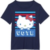 image:imageHello Kitty Vote Stripes TShirtNavy Blue