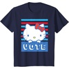 image:imageHello Kitty Vote Stripes TShirtNavy Blue