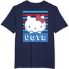 image:imageHello Kitty Vote Stripes TShirtNavy Blue