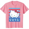 image:imageHello Kitty Vote Stripes TShirtPink