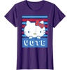 image:imageHello Kitty Vote Stripes TShirtPurple