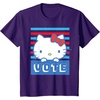 image:imageHello Kitty Vote Stripes TShirtPurple