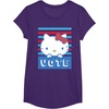 image:imageHello Kitty Vote Stripes TShirtPurple