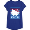 image:imageHello Kitty Vote Stripes TShirtRoyal Blue