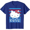 image:imageHello Kitty Vote Stripes TShirtRoyal Blue