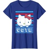 image:imageHello Kitty Vote Stripes TShirtRoyal Blue