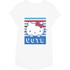 image:imageHello Kitty Vote Stripes TShirtWhite