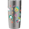 image:imageHello Kitty amp Friends Stickers Stainless Steel Insulated TumblerBrushed Steel