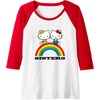 image:imageHello Kitty and Mimmy Sisters Raglan Baseball TeeRedWhite