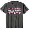 image:imageIll Be Your Hello Kitty Couples Matching Valentines Day TShirtAsphalt Grey