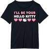 image:imageIll Be Your Hello Kitty Couples Matching Valentines Day TShirtBlack