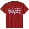 image:imageIll Be Your Hello Kitty Couples Matching Valentines Day TShirtCranberry Red
