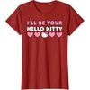 image:imageIll Be Your Hello Kitty Couples Matching Valentines Day TShirtCranberry Red