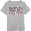image:imageIll Be Your Hello Kitty Couples Matching Valentines Day TShirtHeather Grey