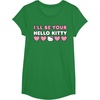 image:imageIll Be Your Hello Kitty Couples Matching Valentines Day TShirtKelly Green