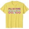 image:imageIll Be Your Hello Kitty Couples Matching Valentines Day TShirtLemon Yellow