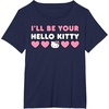 image:imageIll Be Your Hello Kitty Couples Matching Valentines Day TShirtNavy Blue
