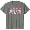 image:imageIll Be Your Hello Kitty Couples Matching Valentines Day TShirtOlive Heather