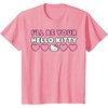 image:imageIll Be Your Hello Kitty Couples Matching Valentines Day TShirtPink