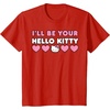 image:imageIll Be Your Hello Kitty Couples Matching Valentines Day TShirtRed