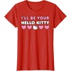 image:imageIll Be Your Hello Kitty Couples Matching Valentines Day TShirtRed