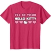 image:imageIll Be Your Hello Kitty Couples Matching Valentines Day TShirtRed Heather