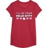 image:imageIll Be Your Hello Kitty Couples Matching Valentines Day TShirtRed Heather