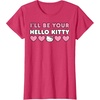 image:imageIll Be Your Hello Kitty Couples Matching Valentines Day TShirtRed Heather