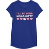 image:imageIll Be Your Hello Kitty Couples Matching Valentines Day TShirtRoyal Blue