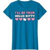 image:imageIll Be Your Hello Kitty Couples Matching Valentines Day TShirtSapphire Blue