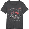 image:imageKuromi Mischievous Tee Shirt TShirtDark Heather Grey