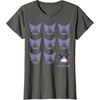 image:imageKuromi Real TShirt  Unisex Kids Adult  Black  Short Sleeve  Cotton 100  SmallAsphalt Grey