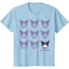 image:imageKuromi Real TShirt  Unisex Kids Adult  Black  Short Sleeve  Cotton 100  SmallBaby Blue