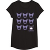 image:imageKuromi Real TShirt  Unisex Kids Adult  Black  Short Sleeve  Cotton 100  SmallBlack