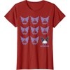 image:imageKuromi Real TShirt  Unisex Kids Adult  Black  Short Sleeve  Cotton 100  SmallCranberry Red