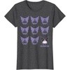 image:imageKuromi Real TShirt  Unisex Kids Adult  Black  Short Sleeve  Cotton 100  SmallDark Heather Grey