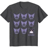 image:imageKuromi Real TShirt  Unisex Kids Adult  Black  Short Sleeve  Cotton 100  SmallDark Heather Grey
