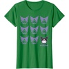 image:imageKuromi Real TShirt  Unisex Kids Adult  Black  Short Sleeve  Cotton 100  SmallKelly Green