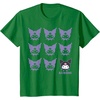image:imageKuromi Real TShirt  Unisex Kids Adult  Black  Short Sleeve  Cotton 100  SmallKelly Green