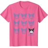 image:imageKuromi Real TShirt  Unisex Kids Adult  Black  Short Sleeve  Cotton 100  SmallPink Heather